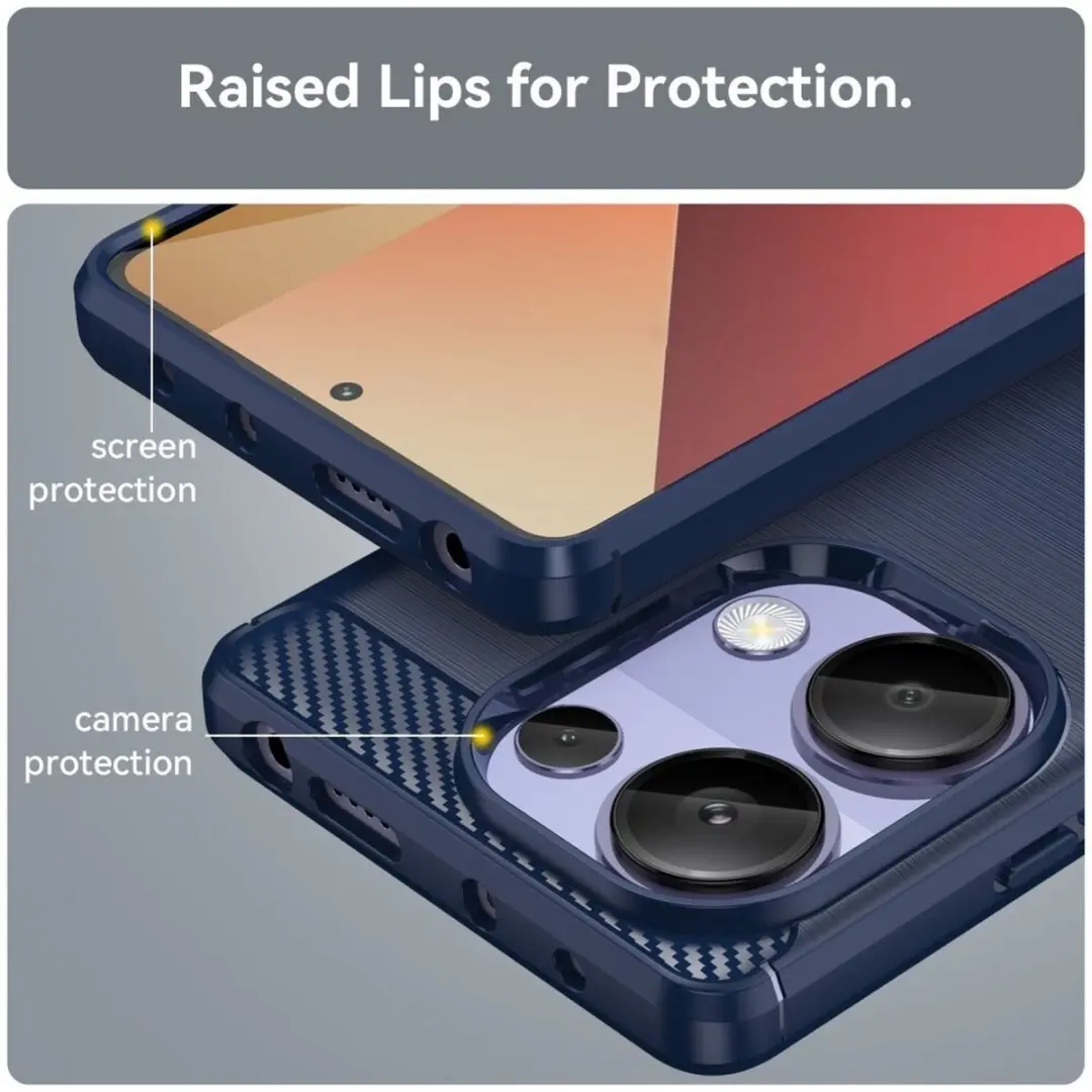 Selected TPU Hoesje Xiaomi Poco M7 Pro - Blauw