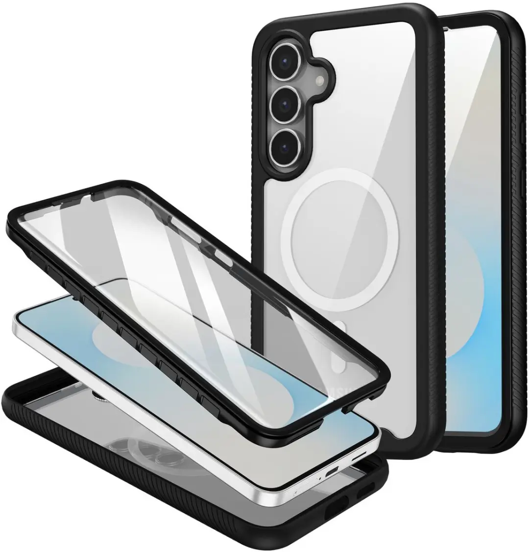 Selected Hoesje Samsung Galaxy S25 FE - MagSafe & Qi2 - Zwart