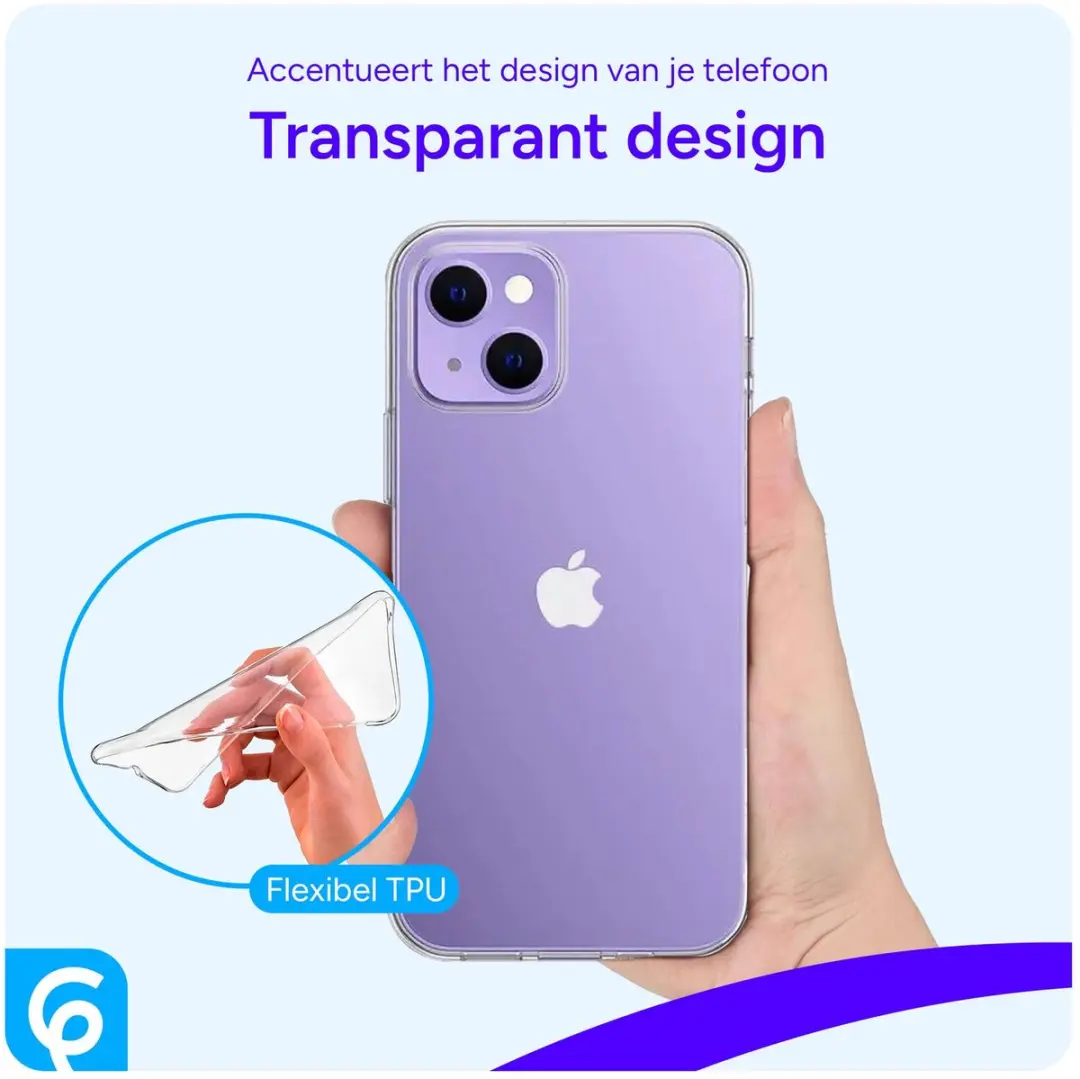 Selected Transparant TPU Hoesje iPhone 14