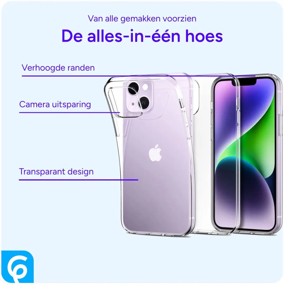 Selected Transparant TPU Hoesje iPhone 14