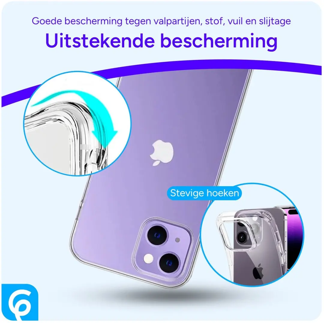 Selected Transparant TPU Hoesje iPhone 14 - afbeelding 6 van 6