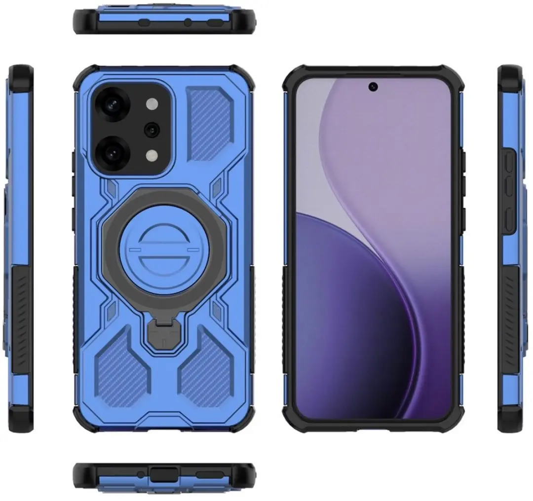 Selected Hoesje Oppo Reno 14 Pro MagSafe Blauw - 360° Draaibaar