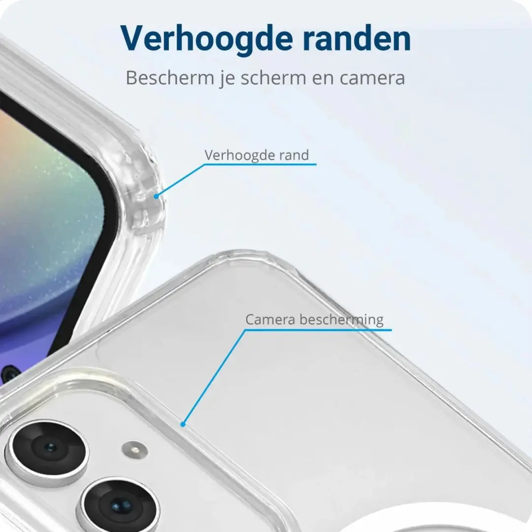 Selected Hoesje Samsung Galaxy A54 MagSafe Transparant
