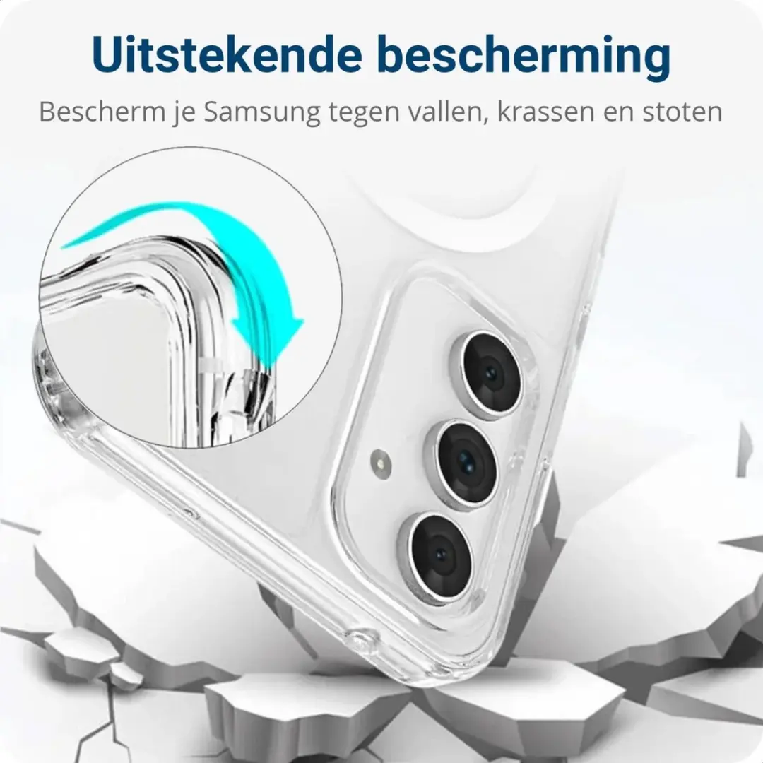 Selected Hoesje Samsung Galaxy A54 MagSafe Transparant