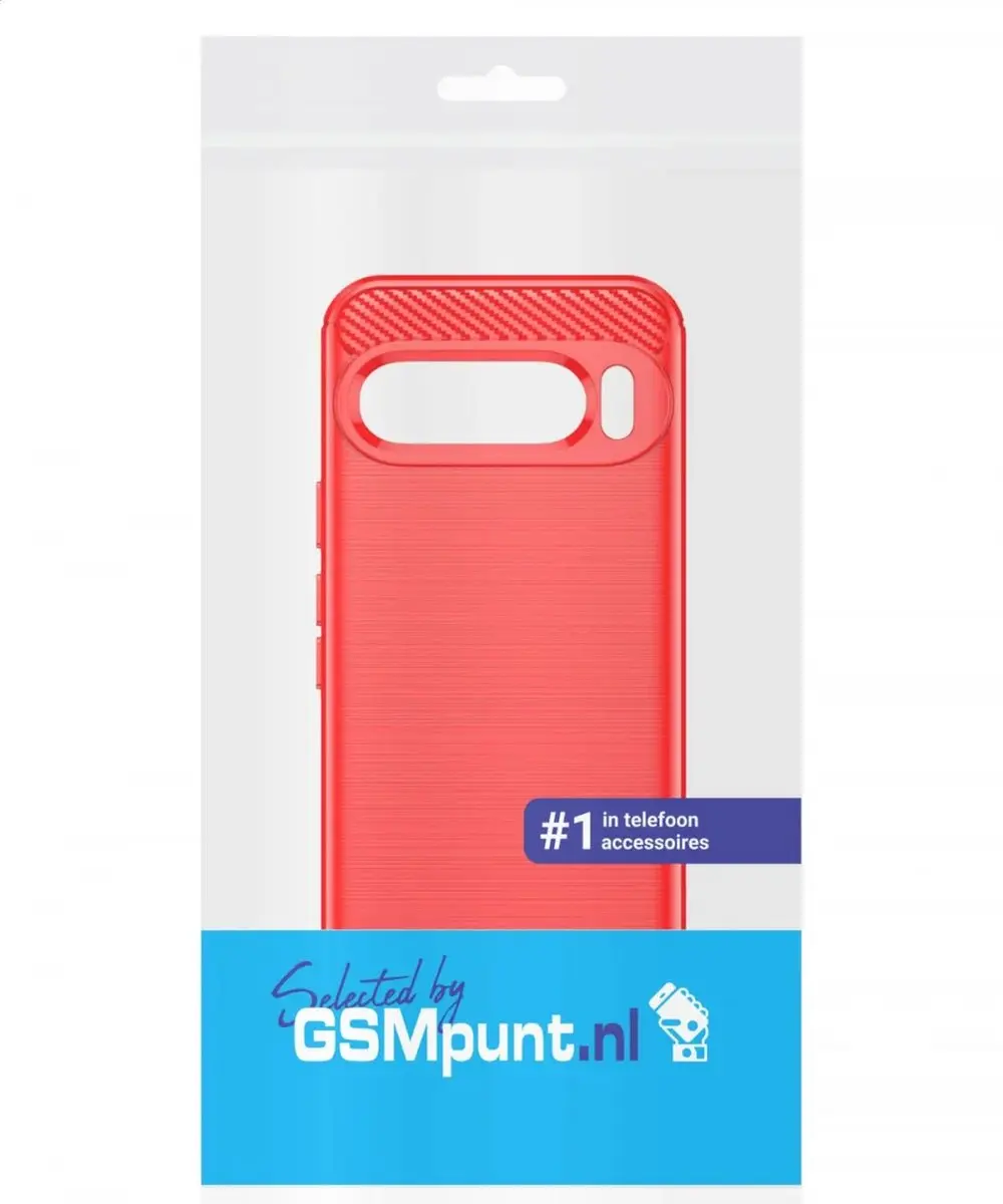 Selected TPU Hoesje Google Pixel 9/9 Pro - Rood