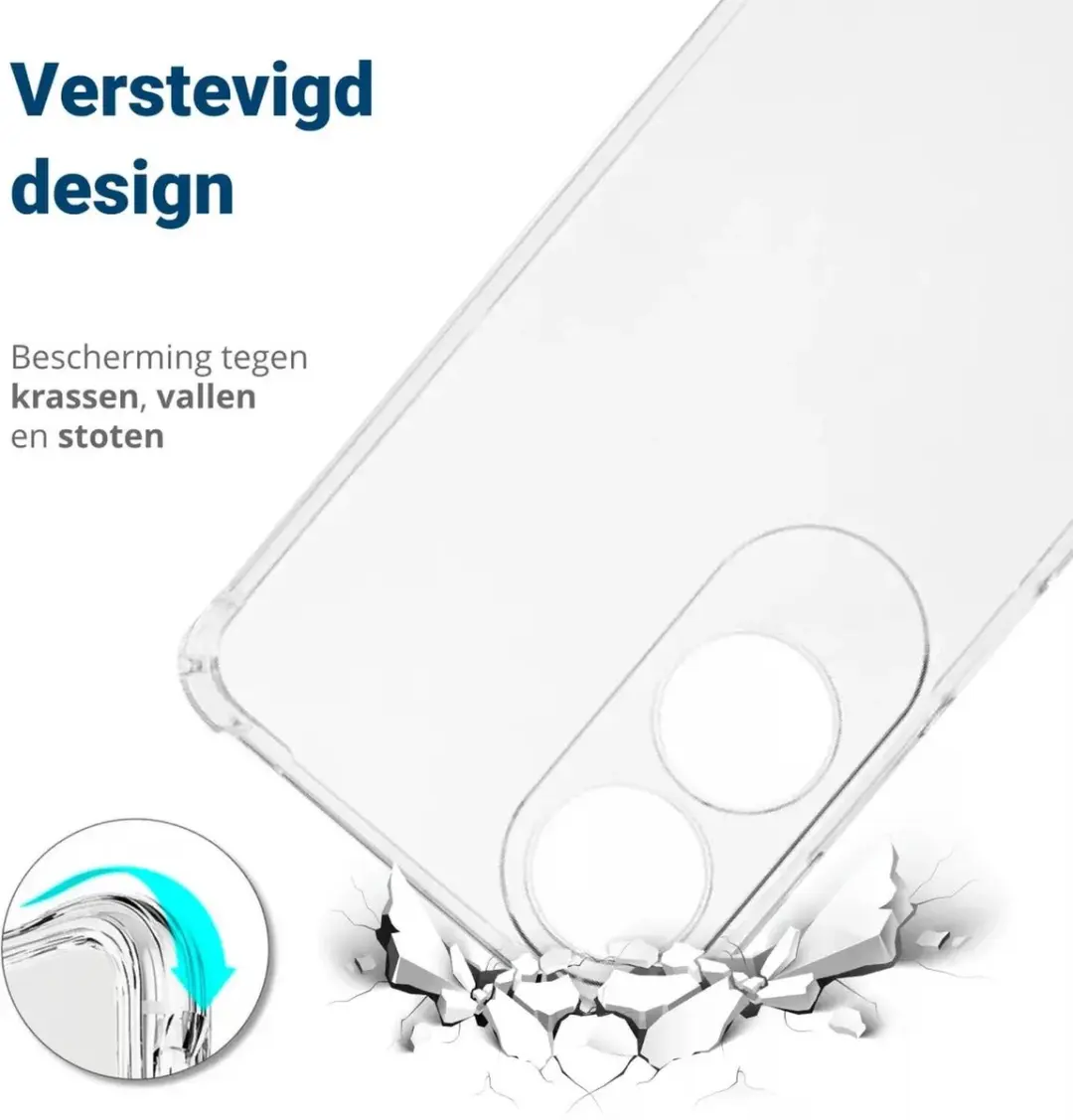 Selected Transparant Hoesje Oppo A60 - Schokbestendig - afbeelding 6 van 6