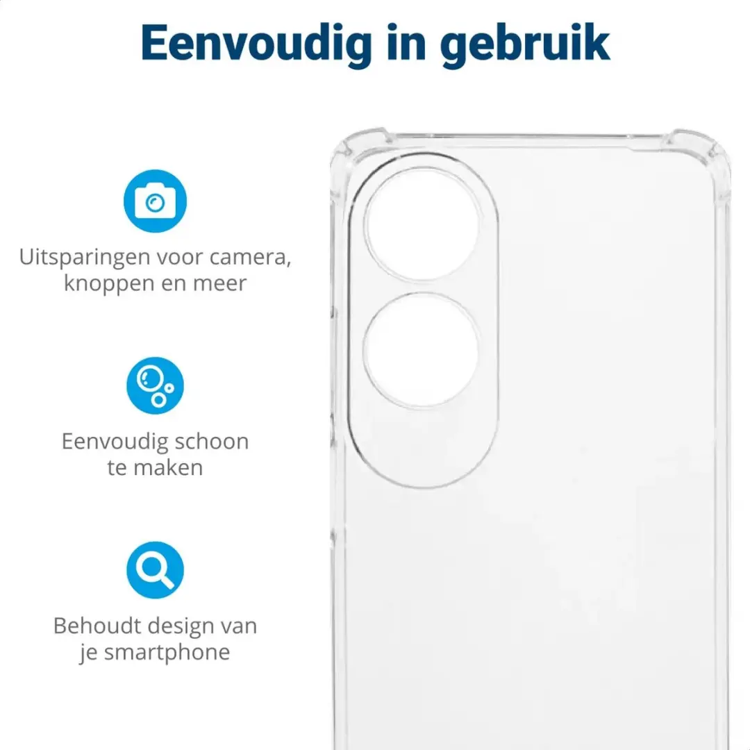 Selected Transparant Hoesje Oppo A60 - Schokbestendig