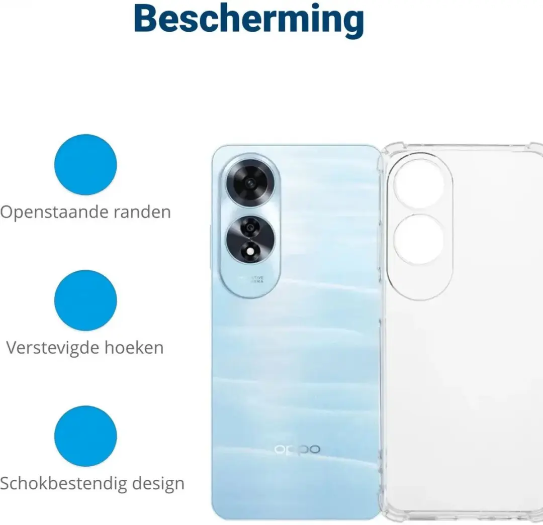Selected Transparant Hoesje Oppo A60 - Schokbestendig