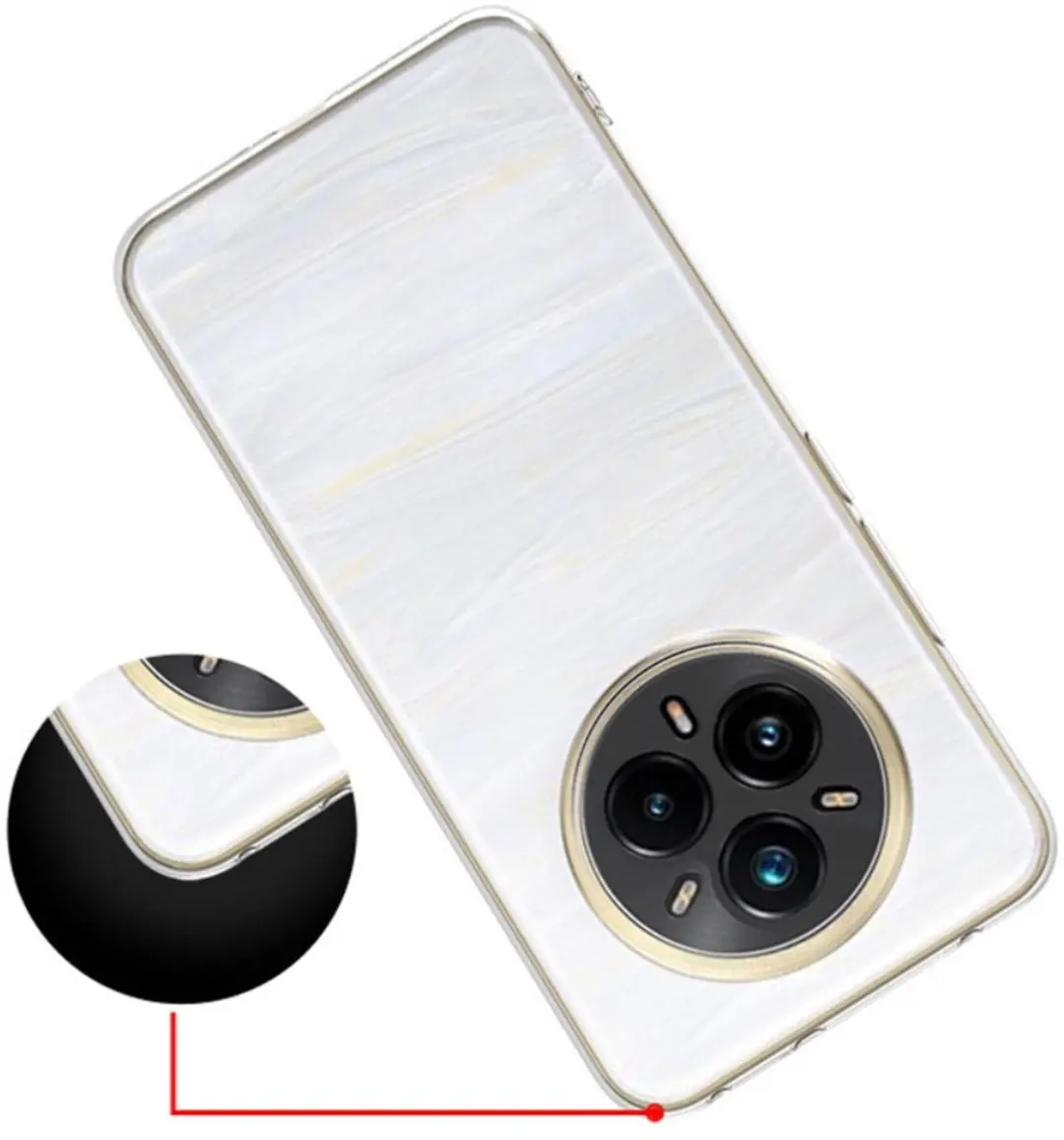 Selected Transparant TPU Hoesje Realme 14 Pro Plus