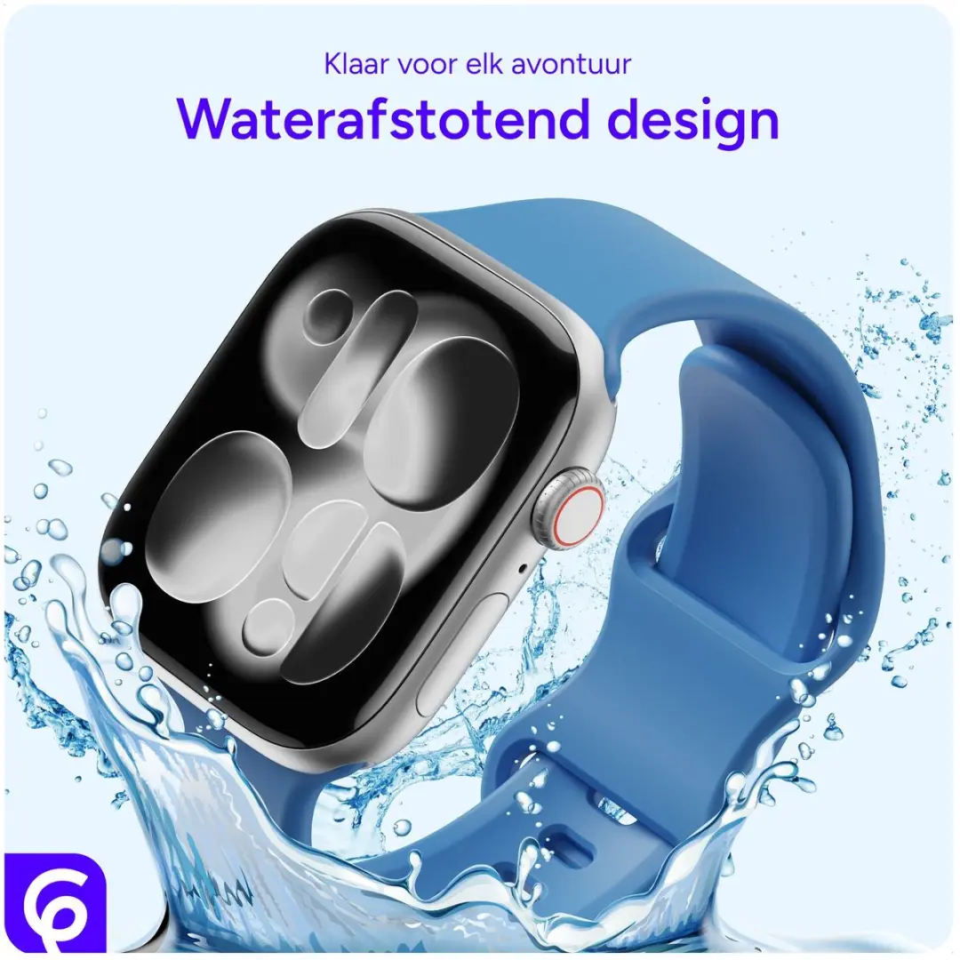 Selected SBG Siliconen Horlogebandje Apple Watch - 38-42mm - Blauw