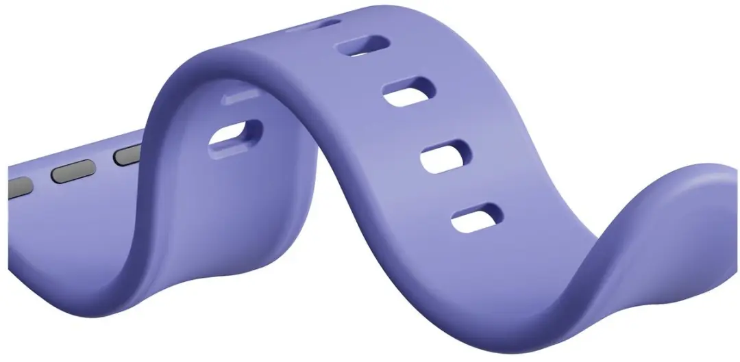 Selected SBG Siliconen Horlogeband Apple Watch 8 41mm - Lavender