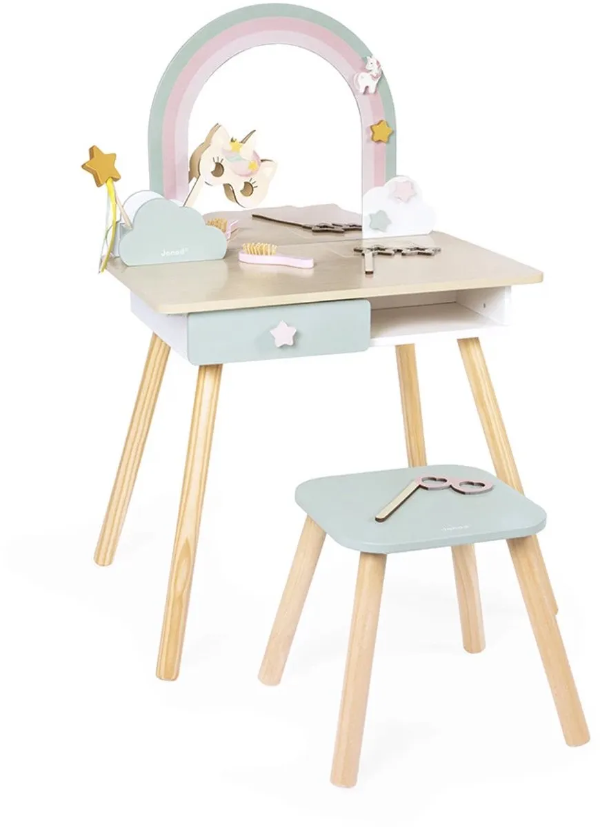 Janod Unicorn Houten Kaptafel