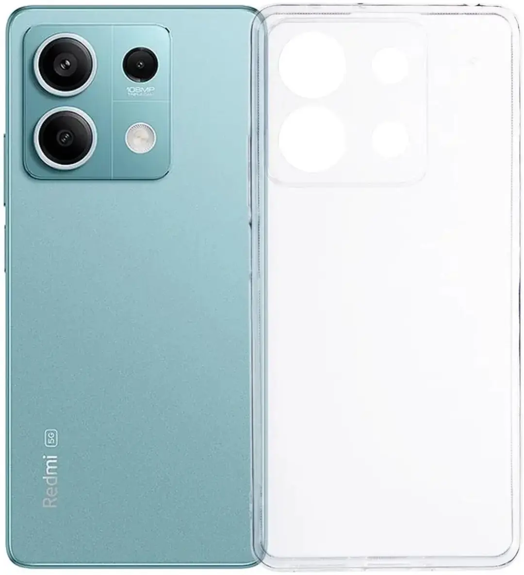Selected Transparant TPU Hoesje Xiaomi Redmi Note 13 5G