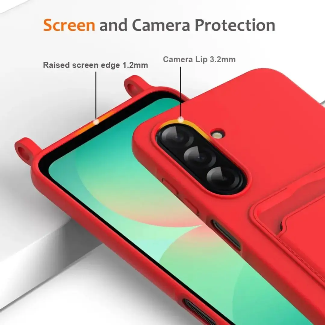 Selected by GSMpunt Samsung Galaxy A57 Hoesje - Rood