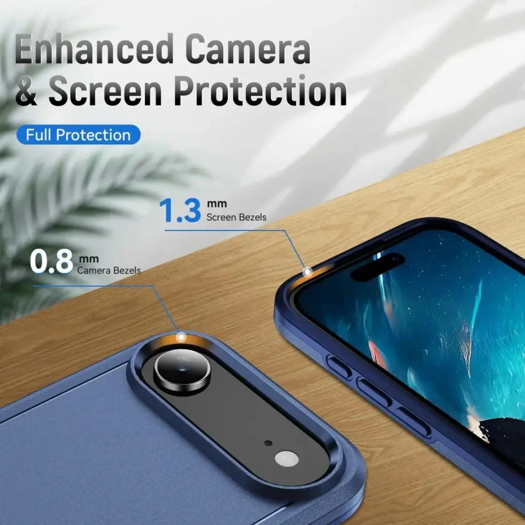 Selected Back Cover iPhone Air Rugged Hoesje - Blauw