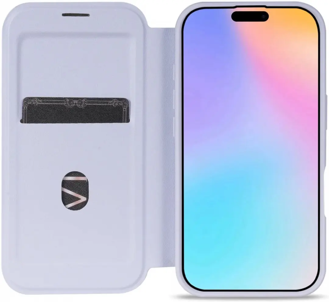 Selected Portemonnee Hoesje iPhone 16 - MagSafe - Paars/Transparant