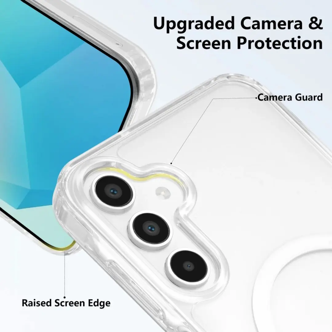Selected Hoesje Samsung Galaxy A16 MagSafe Transparant