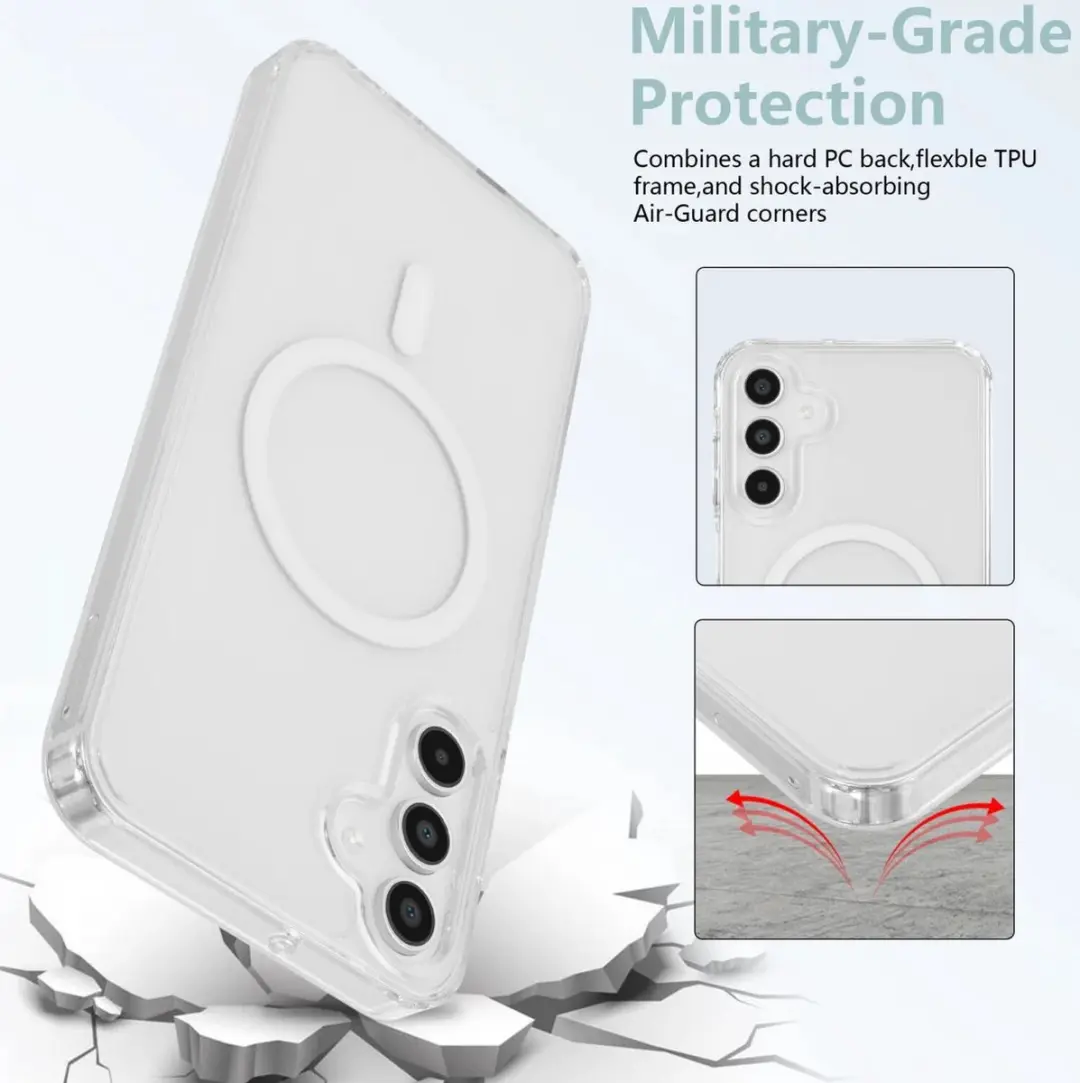 Selected Hoesje Samsung Galaxy A16 MagSafe Transparant