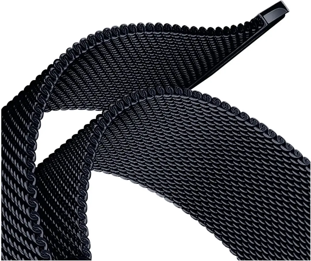 Selected SBG Universeel Horlogebandje 38-42mm - 3 Stuks - Zwart/Blauw/Zilver