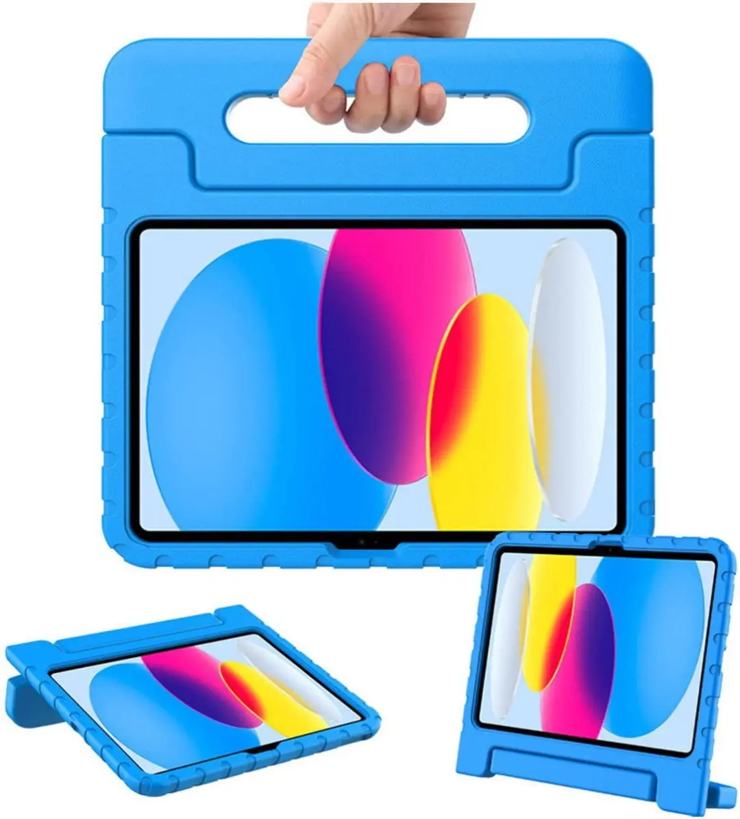 Selected Kinder Tablethoes Blauw - Apple iPad 10/11 (2022/2025) - Shockproof