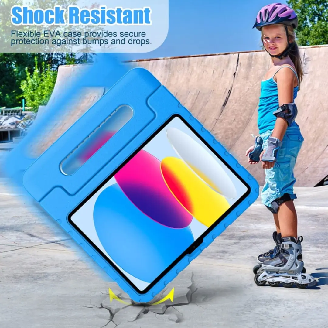 Selected Kinder Tablethoes Blauw - Apple iPad 10/11 (2022/2025) - Shockproof