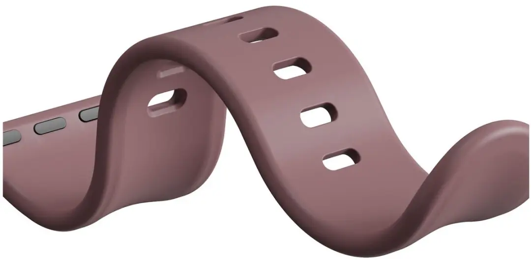 Selected SBG Siliconen Bandje Apple Watch Ultra 3 49mm - Smoky Purple