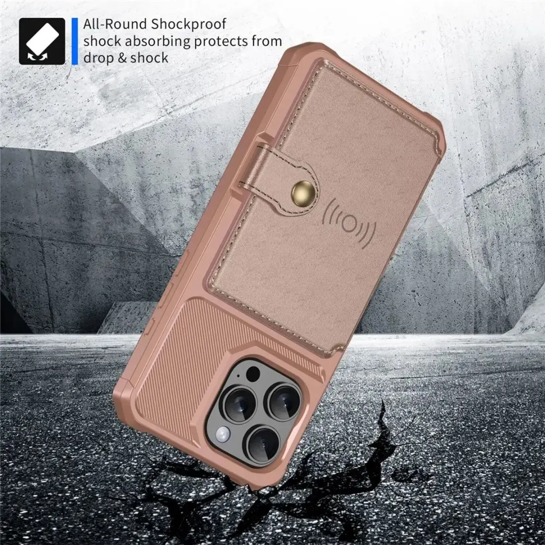 Selected Portemonnee Hoesje iPhone 16 Pro Max - Roze