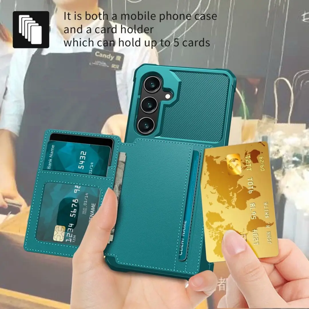 Selected Portemonnee Hoesje Samsung Galaxy S26 Plus - Groen
