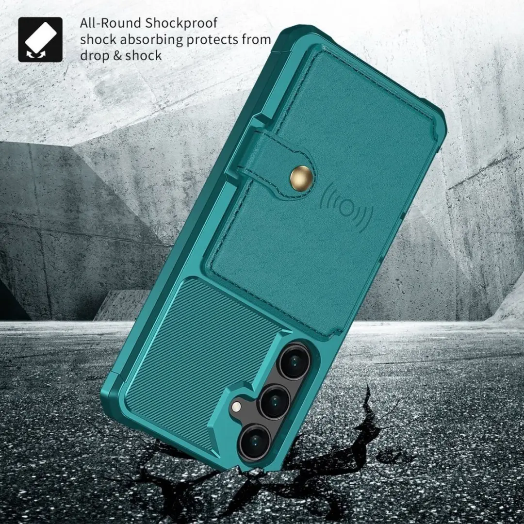 Selected Portemonnee Hoesje Samsung Galaxy S26 Plus - Groen