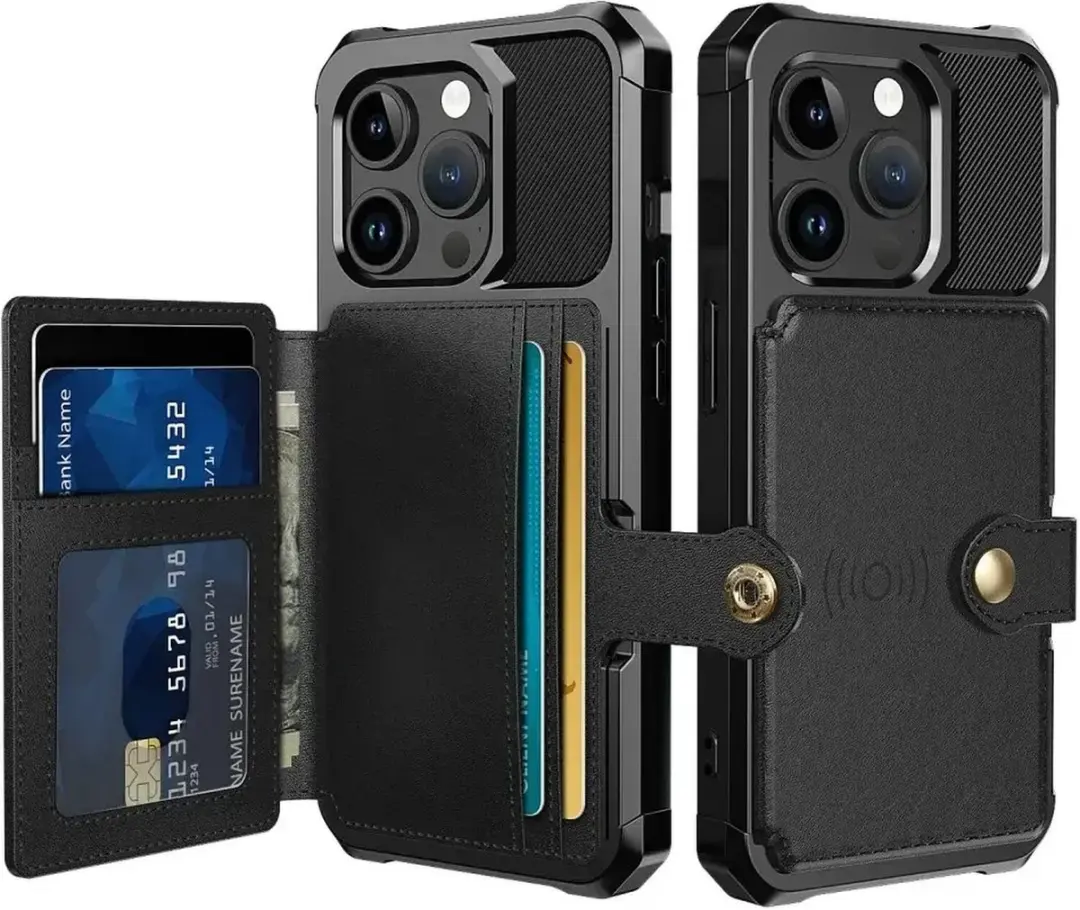 Selected Portemonnee Hoesje iPhone 15 Pro Max