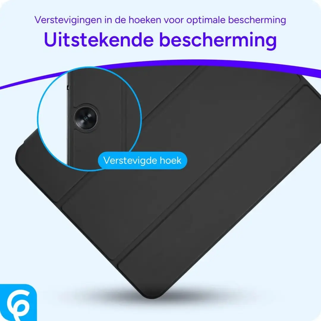 Selected by GSMpunt.nl Tablet Hoes Tri-Fold Book Case - OnePlus Pad Go/Oppo Pad Neo - Zwart
