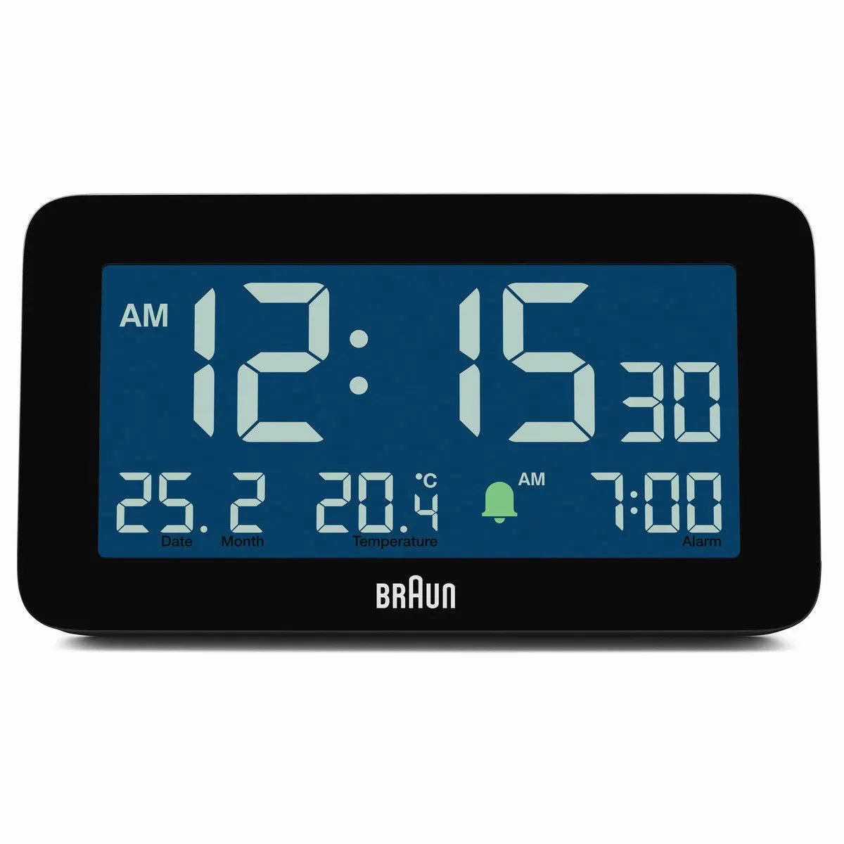 Braun BC10B Digitaal Wekker - Zwart
