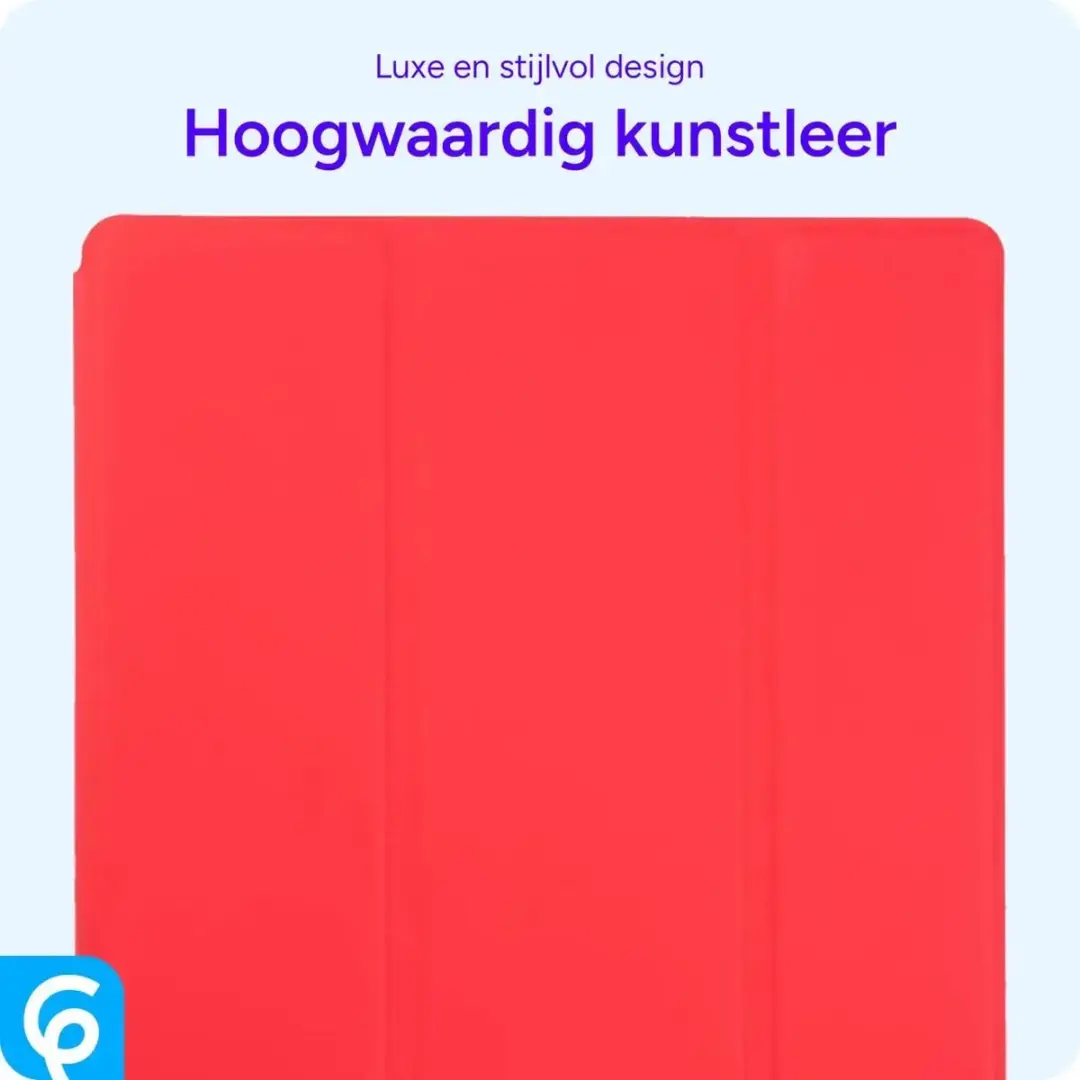 Samsung Galaxy Tab A11 Tri-Fold Hoes - Rood