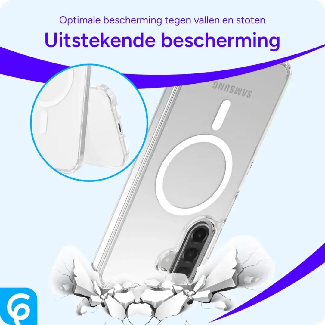 Selected Hoesje Samsung Galaxy A36 MagSafe - Transparant
