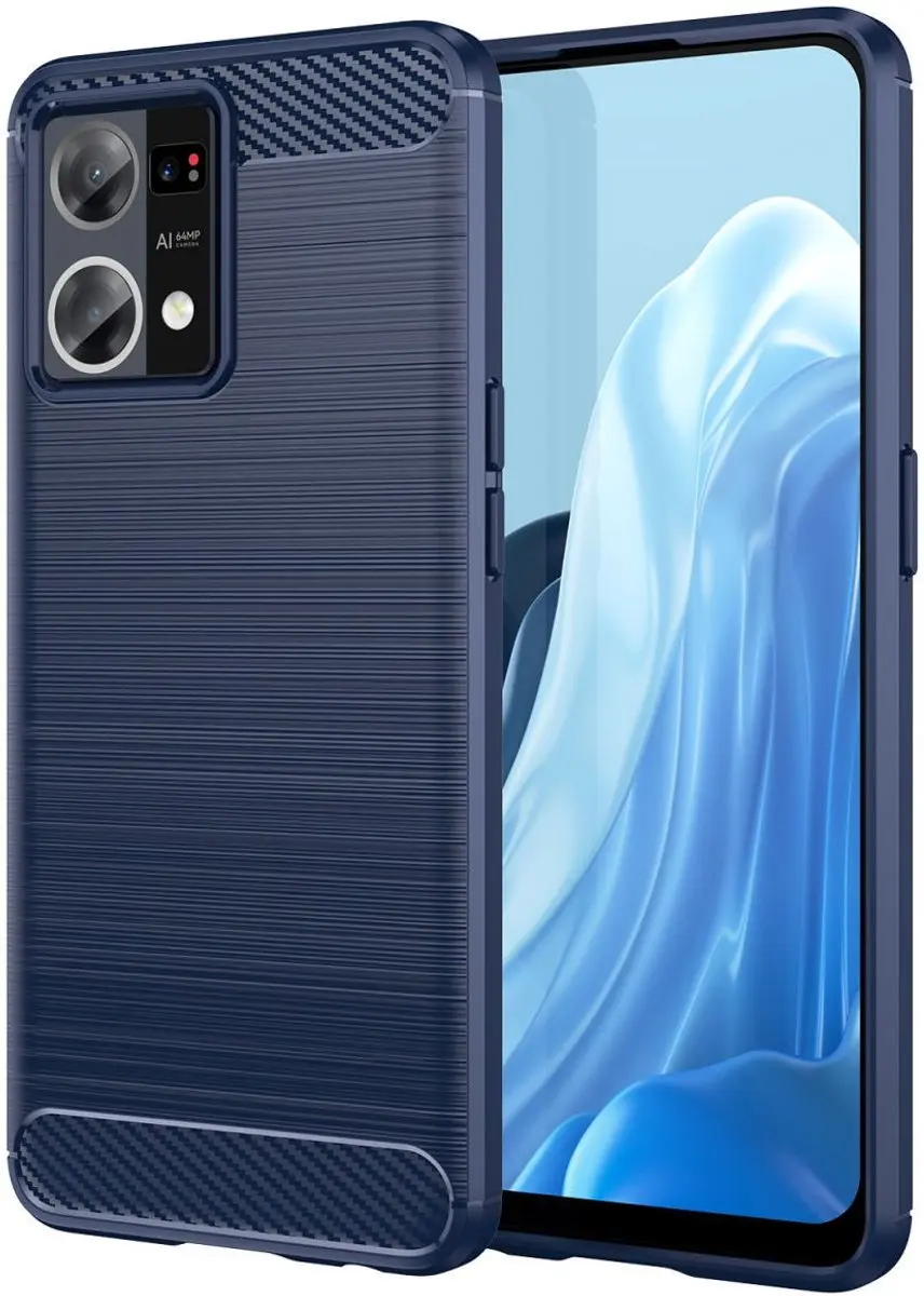 Selected Geborsteld TPU Hoesje Oppo Reno 7