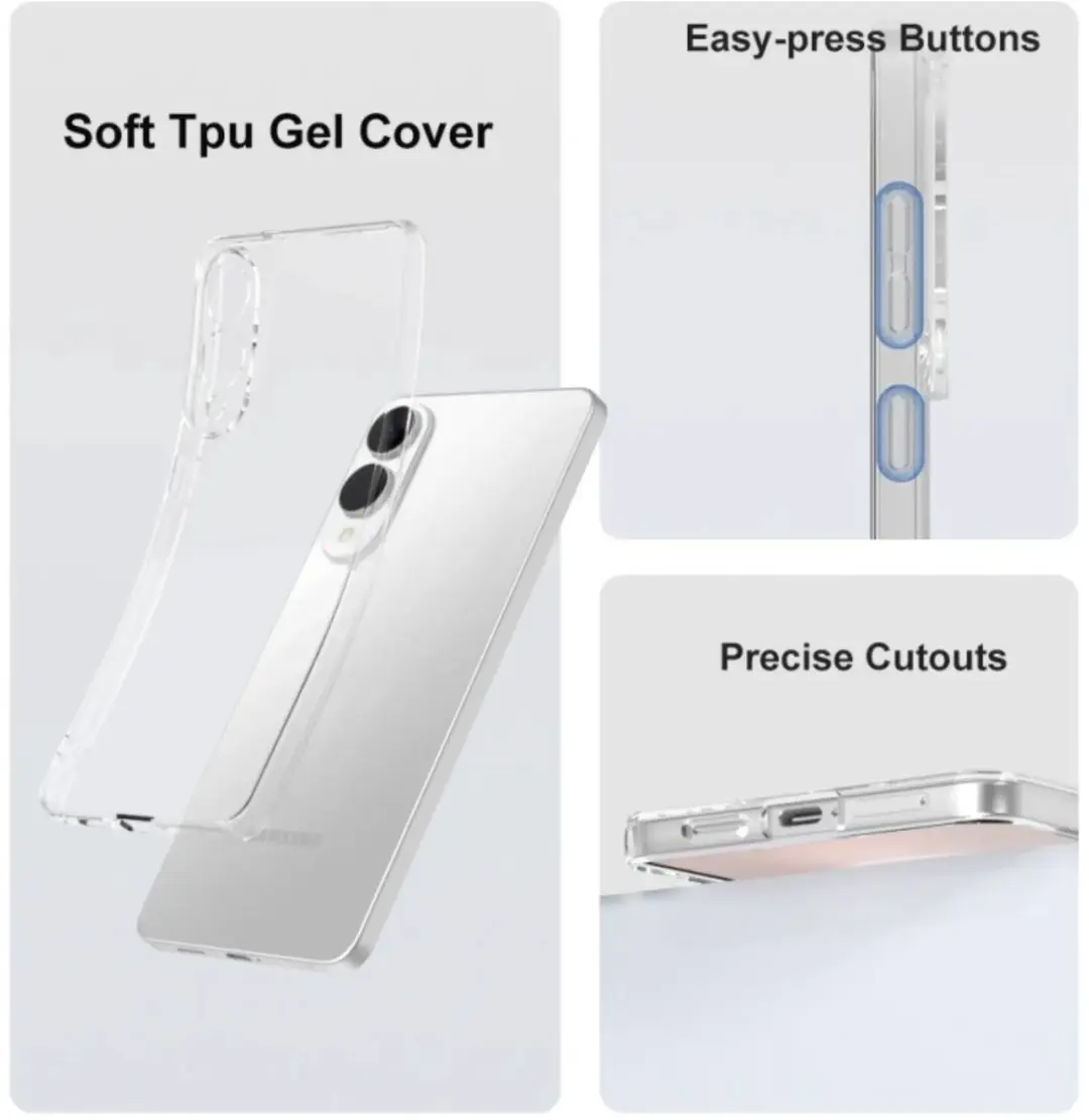 Selected Transparant TPU Hoesje Samsung Galaxy S25 Edge - afbeelding 6 van 6