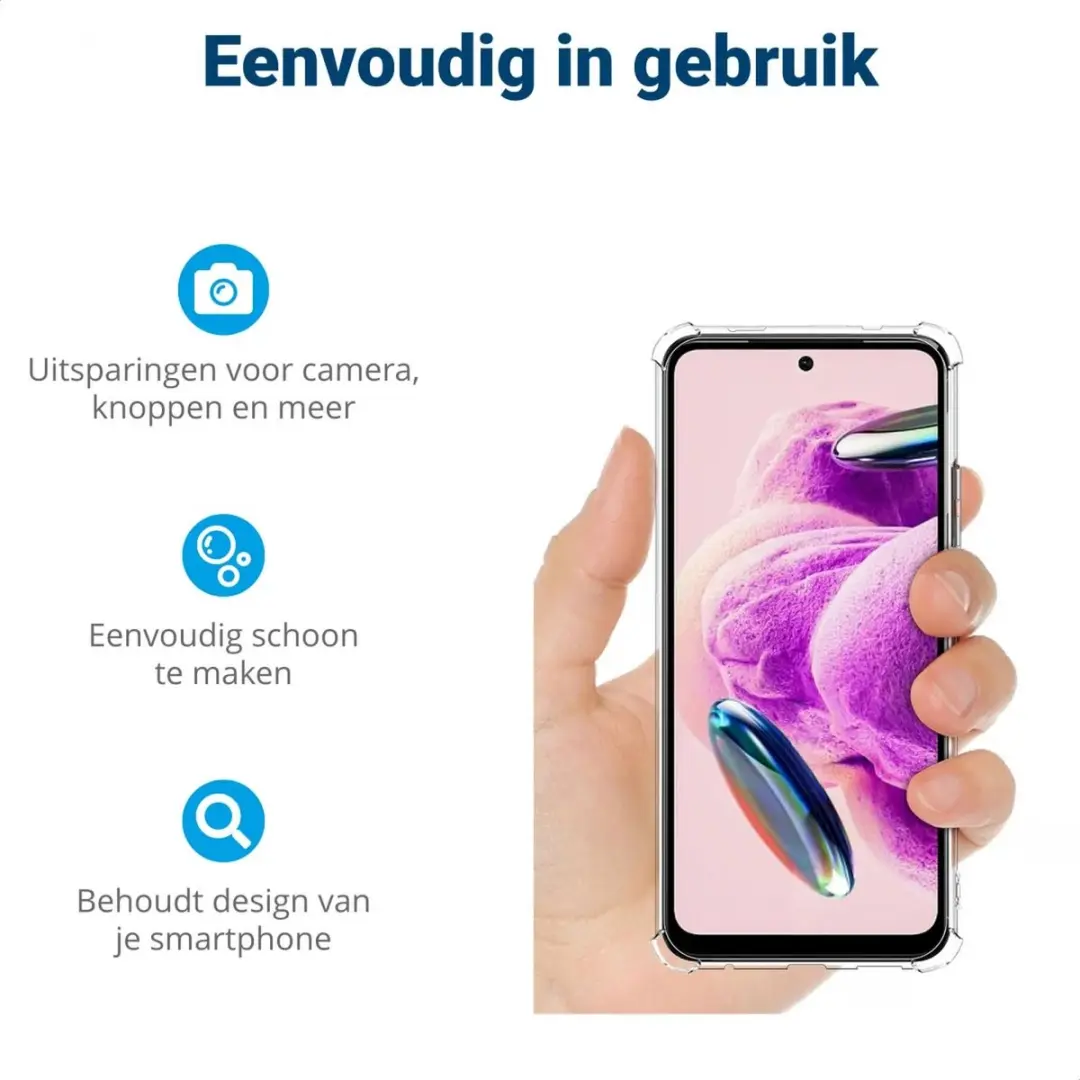 Selected Transparant TPU Hoesje Xiaomi Redmi Note 12S