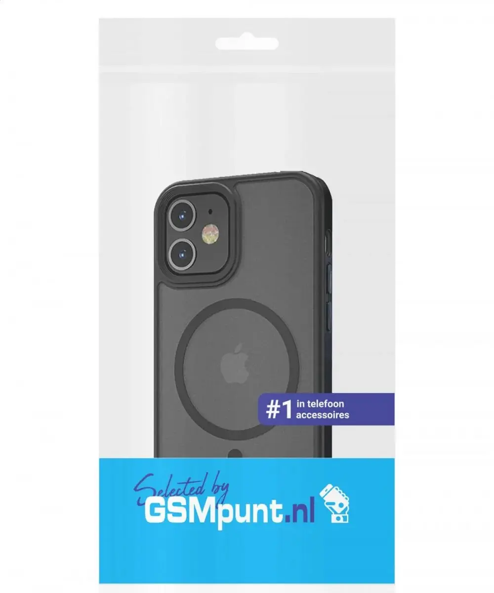Selected Hoesje Apple iPhone 12/12 Pro MagSafe Blauw - Matte