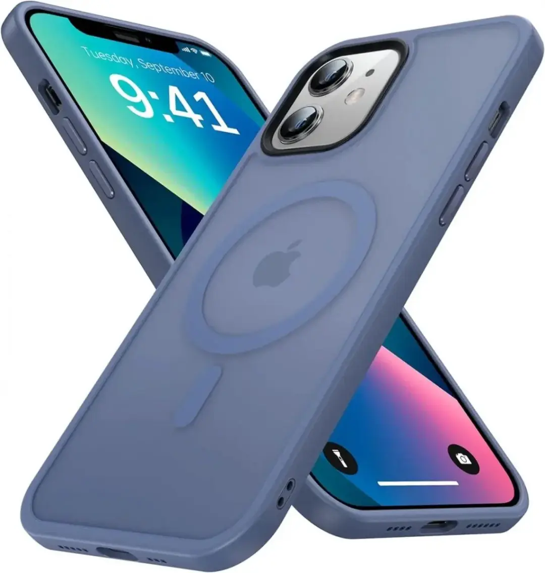 Selected Hoesje Apple iPhone 12/12 Pro MagSafe Blauw