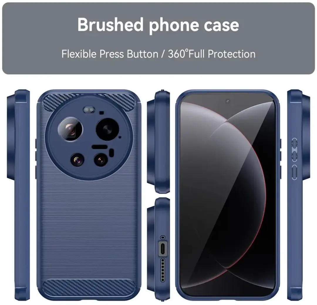 Selected TPU Hoesje Xiaomi 17 Ultra - Blauw - afbeelding 6 van 6