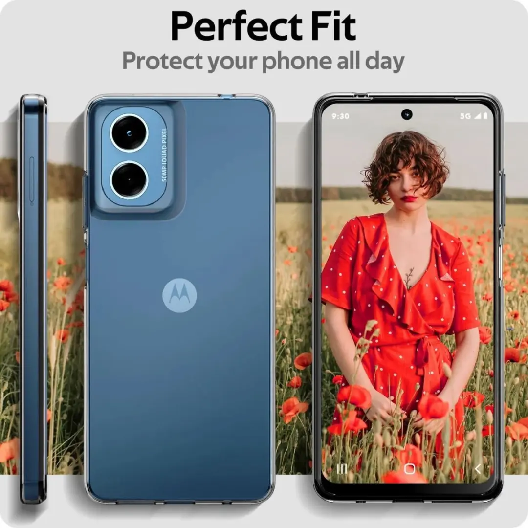Selected Transparant TPU Hoesje Motorola Moto G24