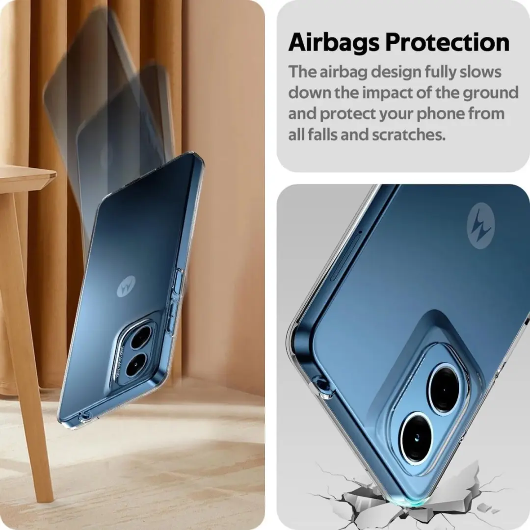 Selected Transparant TPU Hoesje Motorola Moto G24 - afbeelding 6 van 6