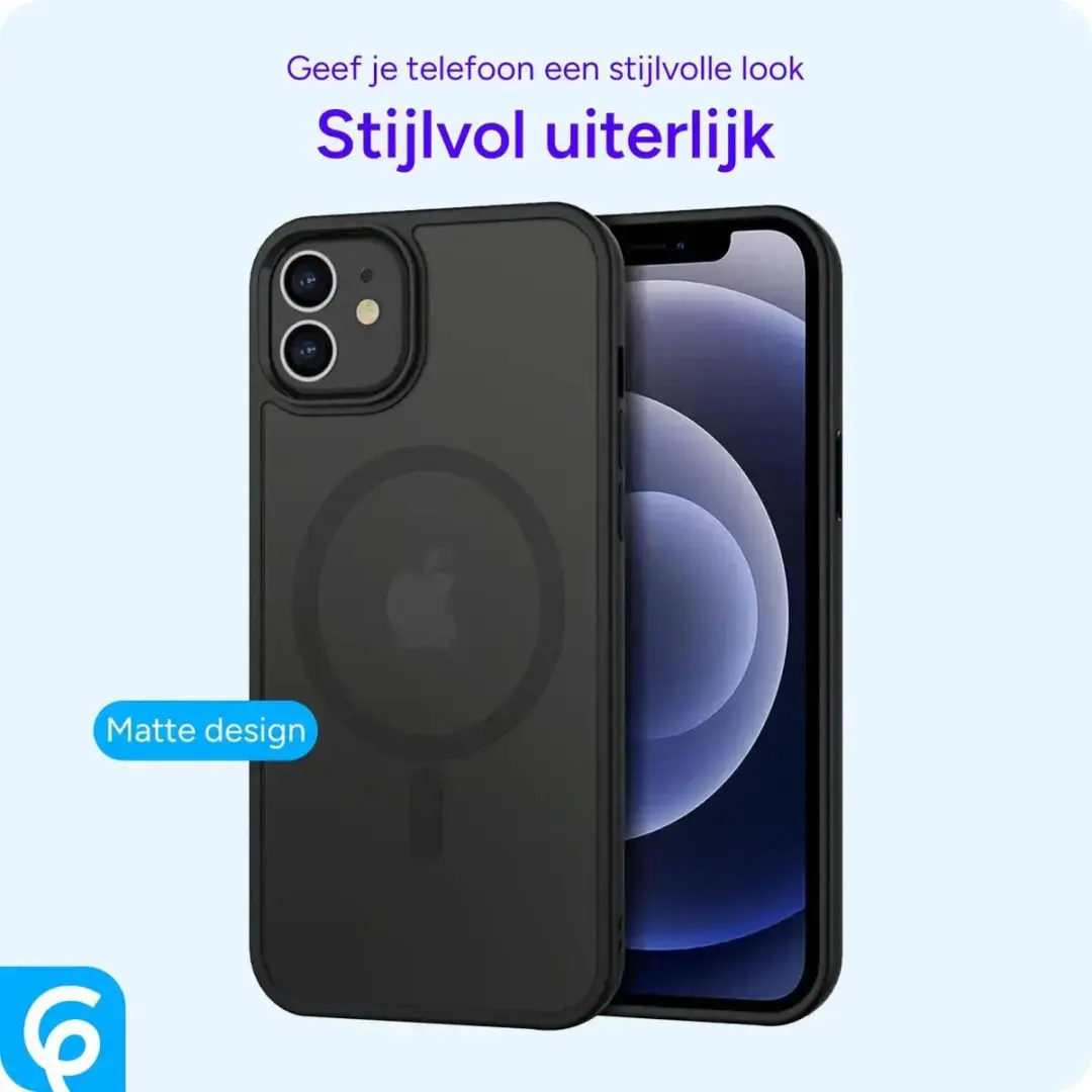 Selected by GSMpunt.nl iPhone 12/12 Pro MagSafe Hoesje - Zwart - afbeelding 6 van 6