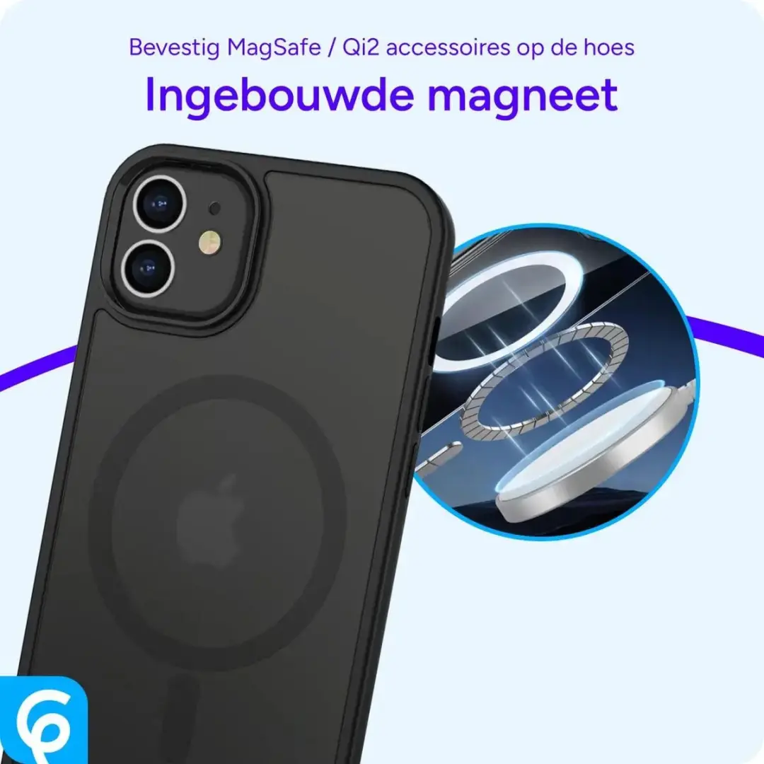 Selected by GSMpunt.nl iPhone 12/12 Pro MagSafe Hoesje - Zwart