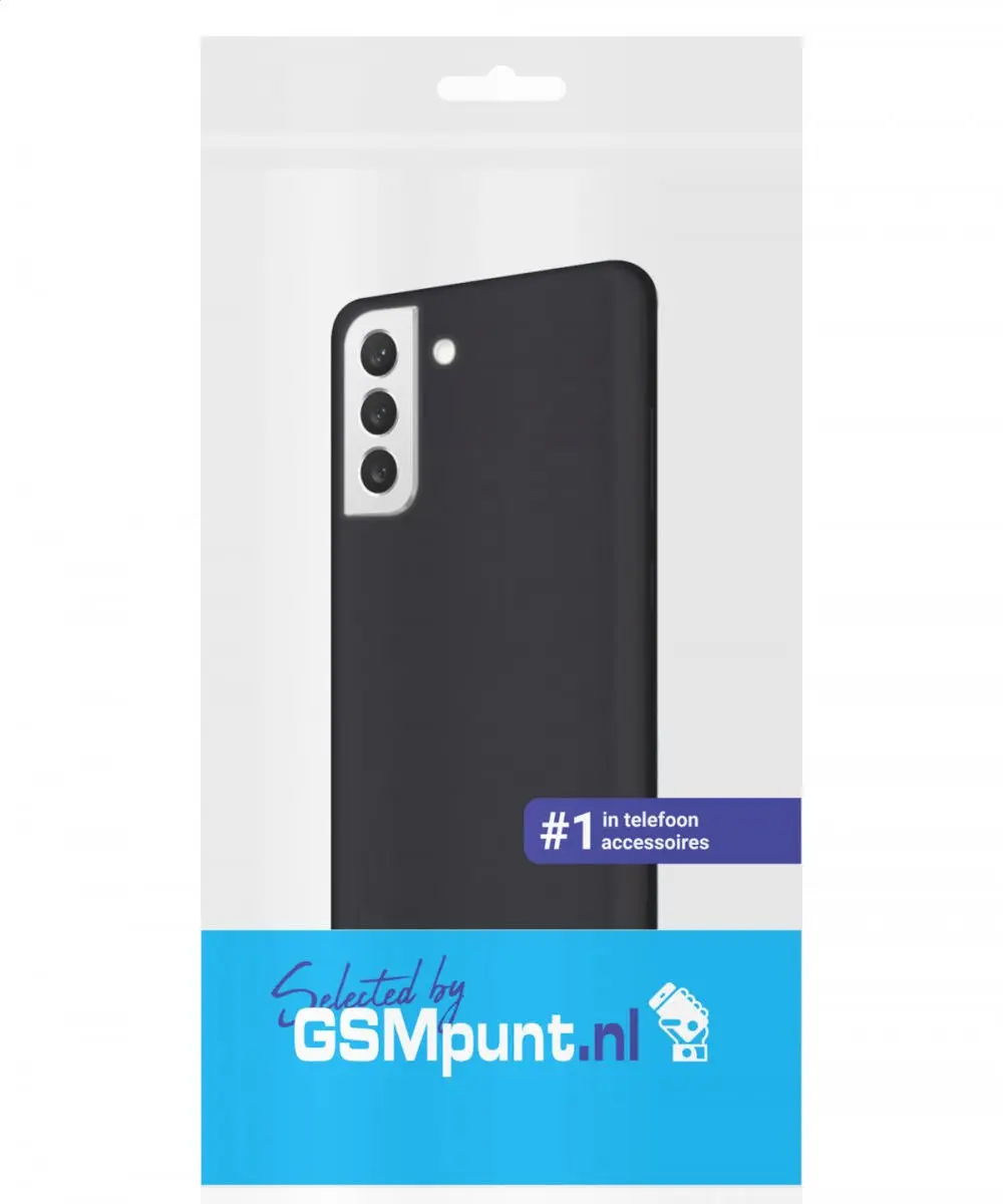 Selected Siliconen Hoesje Samsung Galaxy S22 - Zwart