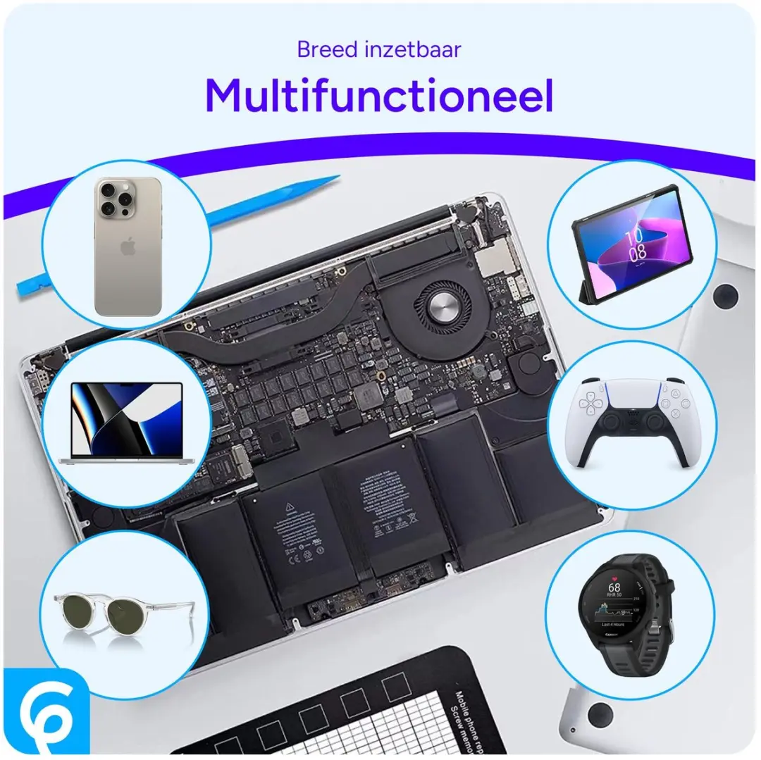Selected Mobiele Telefoon Reparatieset 120 Bits - Blauw
