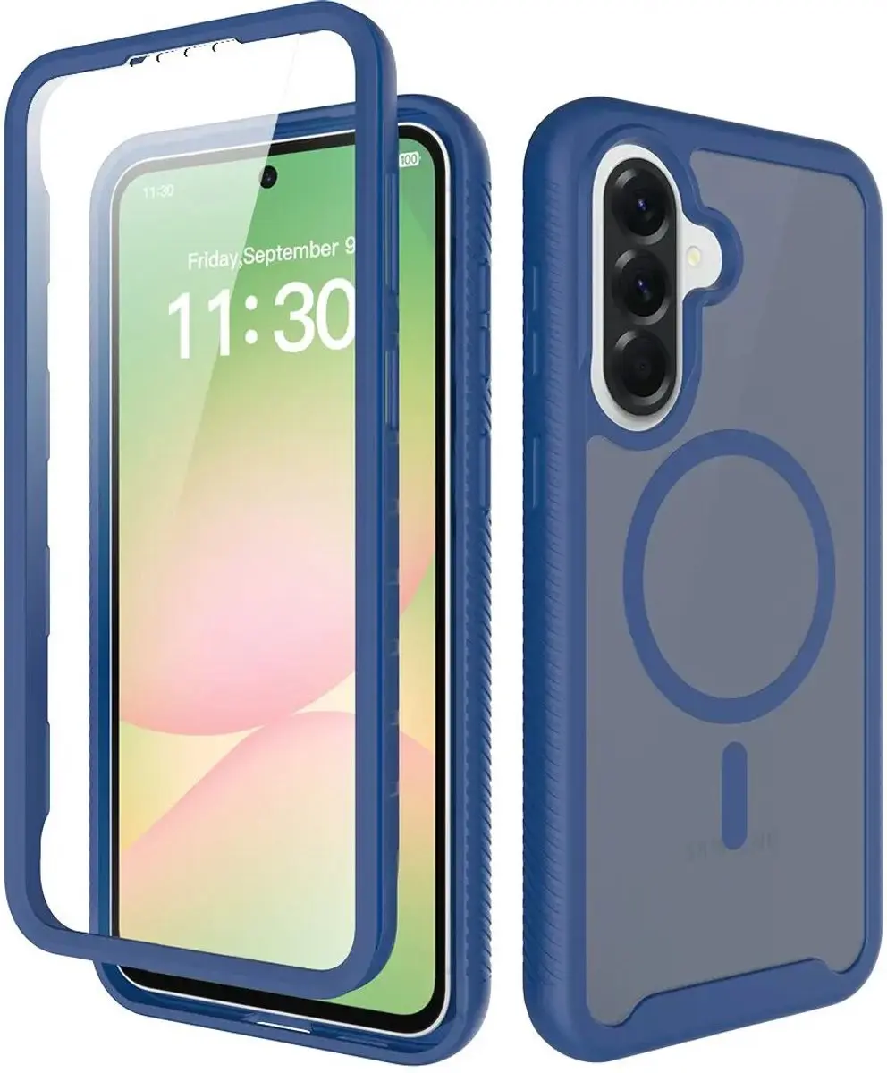 Selected Hoesje Samsung Galaxy A57 Matte Blauw