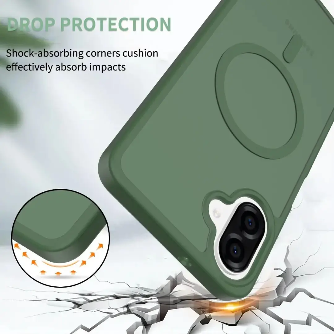 Selected Hoesje Samsung Galaxy A06 MagSafe Groen
