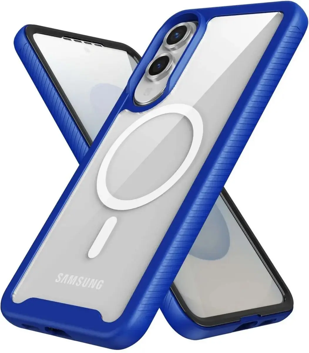 Selected Hoesje Samsung Galaxy S25 Edge - MagSafe Blauw