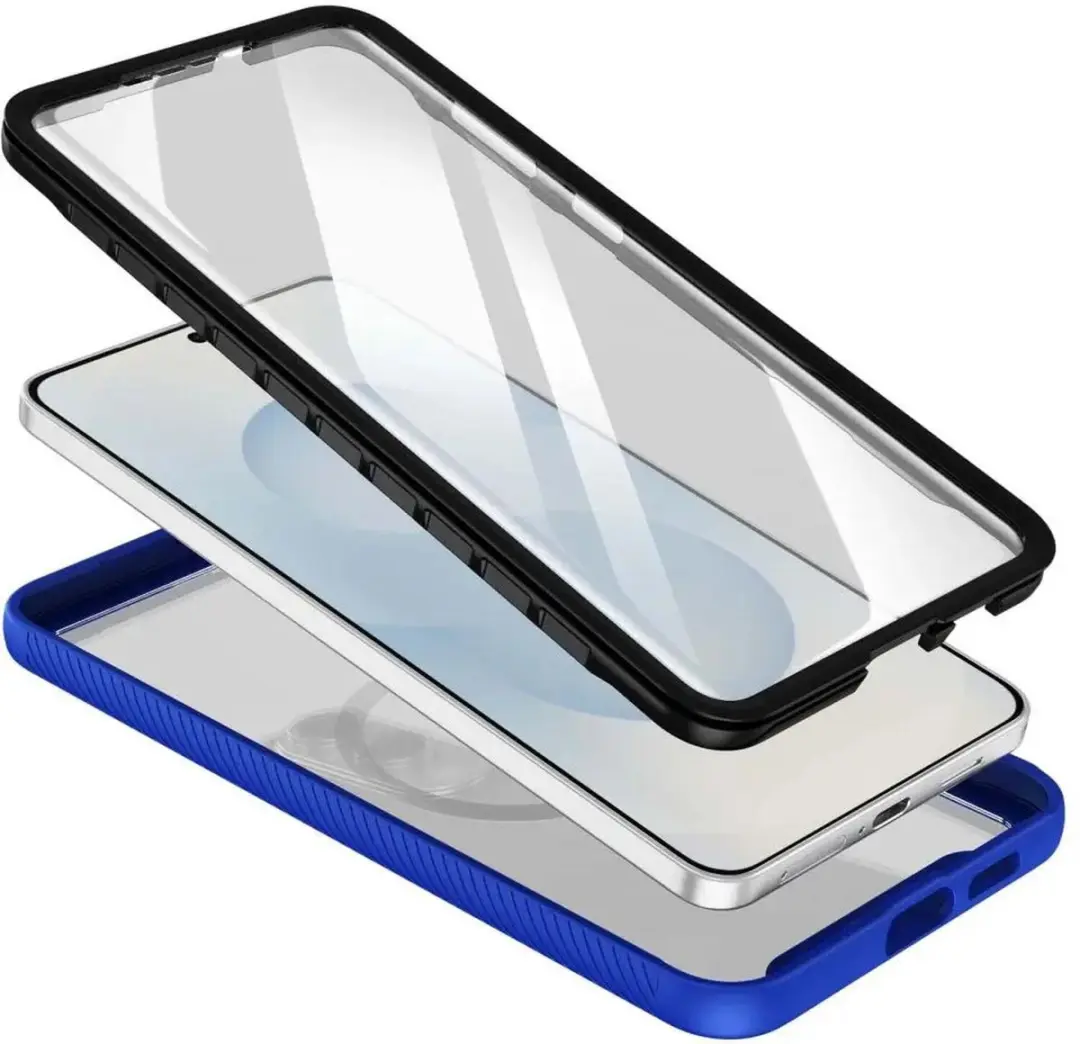 Selected Hoesje Samsung Galaxy S25 Edge - MagSafe Blauw